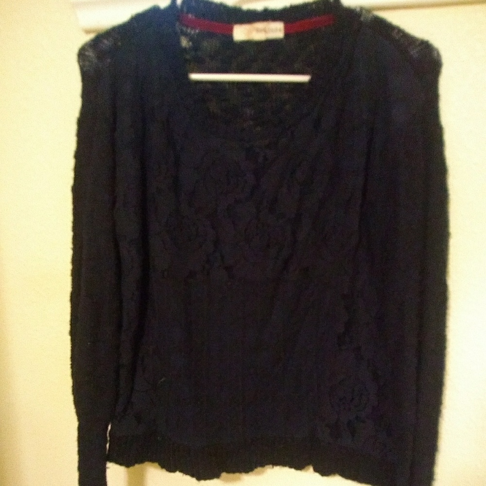 Lace sweater